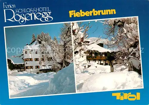 AK / Ansichtskarte Fieberbrunn_Tirol Schlosshotel Rosenegg Restaurant Weinfassl Fieberbrunn Tirol