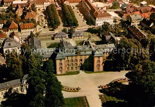 AK / Ansichtskarte Schwetzingen Schloss mit Schlossgarten Fliegeraufnahme Schwetzingen