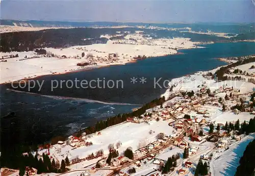 AK / Ansichtskarte Malbuisson_Doubs en hiver vue aerienne Malbuisson Doubs