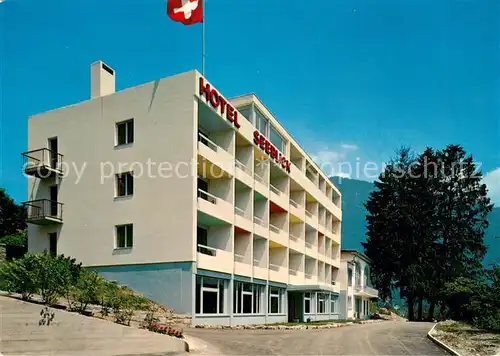 AK / Ansichtskarte Weggis_Vierwaldstaettersee Hotel Seeblick Weggis_Vierwaldstaettersee