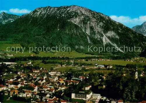 AK / Ansichtskarte Ruhpolding Fliegeraufnahme mit Rauschberg Ruhpolding