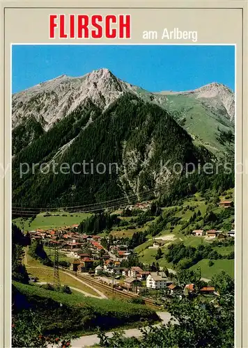 AK / Ansichtskarte Flirsch am Arlberg Fliegeraufnahme Flirsch