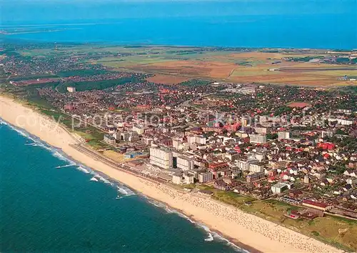 AK / Ansichtskarte Westerland_Sylt Fliegeraufnahme Westerland_Sylt