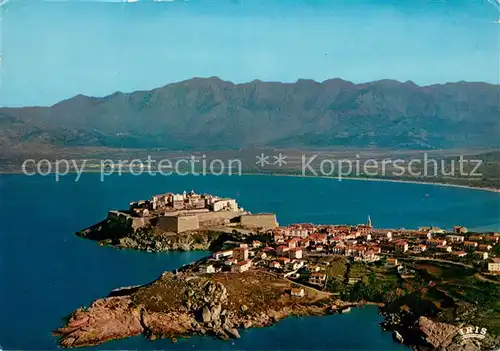 AK / Ansichtskarte Calvi Son golfe magnifique et sa plage Vue aerienne Calvi