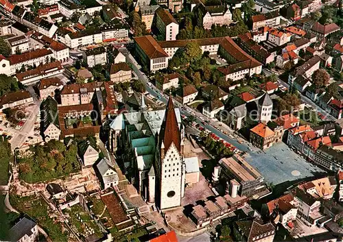 AK / Ansichtskarte Paderborn Rund um den Dom Fliegeraufnahme Paderborn