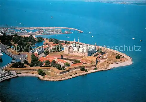 AK / Ansichtskarte Kronborg_Slot Landgasthof Forellenhof Mariastein Kufstein Kaisergebirge Fliegeraufnahme Kronborg Slot