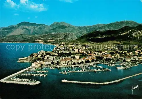 AK / Ansichtskarte Saint Florent_Haute Corse Vue aerienne de la ville et du port Saint Florent Haute Corse