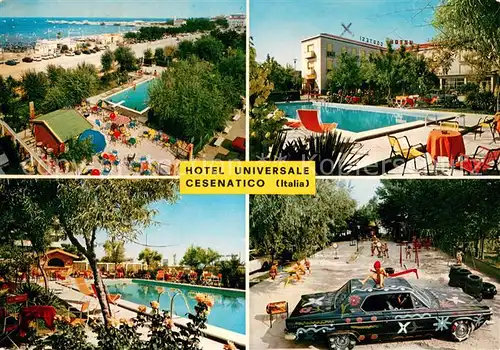 AK / Ansichtskarte Cesenatico Hotel Universale Strand Pool Spielplatz Cesenatico