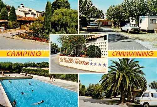 AK / Ansichtskarte Villeneuve Loubet Camping Caravaning La Vieille Ferme Piscine Villeneuve Loubet