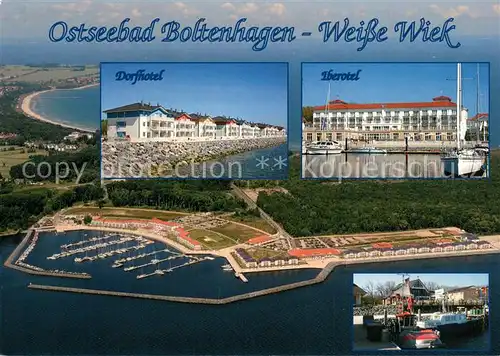 AK / Ansichtskarte Boltenhagen_Ostseebad Weisse Wiek Tarnewitz Iberotel Yachthafen Dorfhotel Boltenhagen_Ostseebad