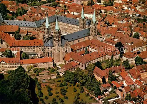 AK / Ansichtskarte Bamberg Dom Altstadt Fliegeraufnahme Bamberg