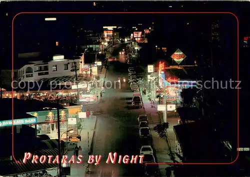 AK / Ansichtskarte Protaras_Cyprus_Zypern bei Nacht Protaras_Cyprus_Zypern