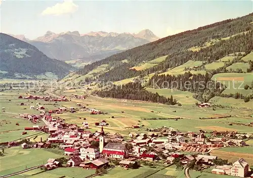 AK / Ansichtskarte Altenmarkt_Pongau Fliegeraufnahme mit Tennengebirge Altenmarkt Pongau