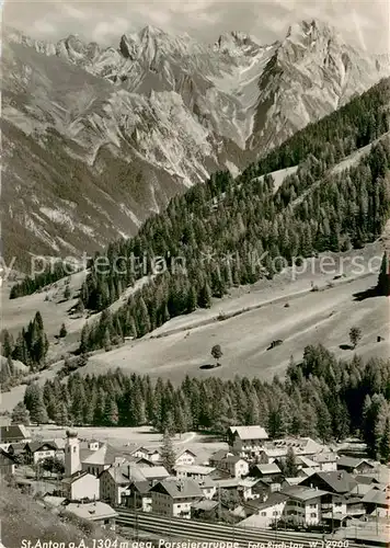 AK / Ansichtskarte St_Anton_Arlberg mit Parseiergruppe St_Anton_Arlberg