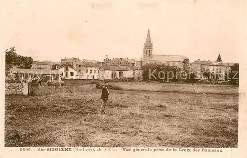 AK / Ansichtskarte Sainte Sigolene Vue generale prise de la Croix des Rameaux Sainte Sigolene