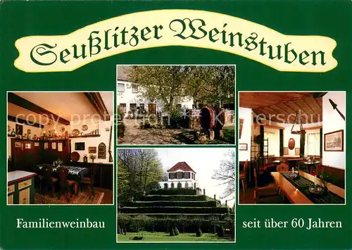 AK / Ansichtskarte Seusslitz Seusslitzer Weinstuben Hotel Weinbau Seusslitz