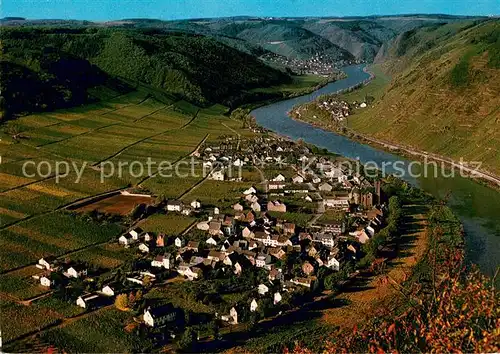 AK / Ansichtskarte Ernst_Cochem Fliegeraufnahme mit Valwig und Mosel Ernst_Cochem