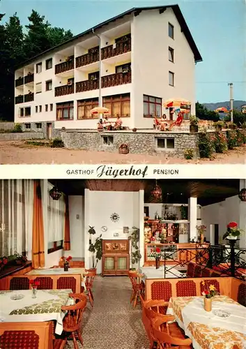 AK / Ansichtskarte Krumpendorf_Woerthersee Gasthof Jaegerhof Pension Gaststube Krumpendorf Woerthersee