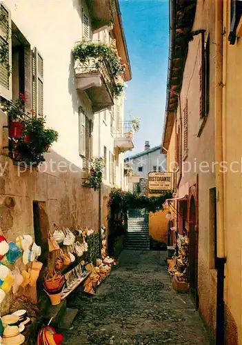 AK / Ansichtskarte Gandria_Lago_di_Lugano Il Ticino pittoresco Gasse Gandria_Lago_di_Lugano