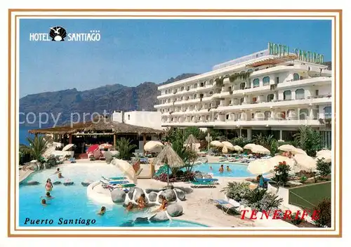 AK / Ansichtskarte Puerto_Santiago_Tenerife Hotel Santiago Swimming Pool Puerto_Santiago_Tenerife