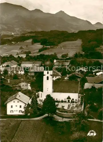 AK / Ansichtskarte Hoehenmoos Fliegeraufnahme mit Kirche Hoehenmoos