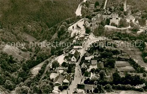 AK / Ansichtskarte Burg_Wupper Fliegeraufnahme mit Lindenhof Burg Wupper