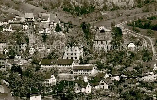 AK / Ansichtskarte Hirsau Ortsansicht mit Eulenturm Jagdschloss und Klosterkirche Hirsau