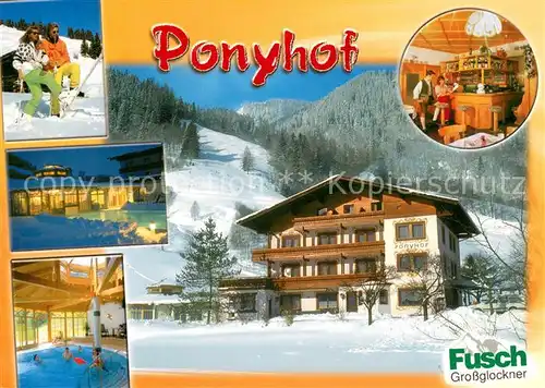 Fusch_Grossglocknerstrasse Pension Hollaus Ponyhof im Winter Fusch