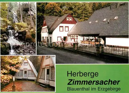 Blauenthal_Erzgebirge Herberge Zimmersacher Ferienhaeuser Wasserfall Blauenthal_Erzgebirge