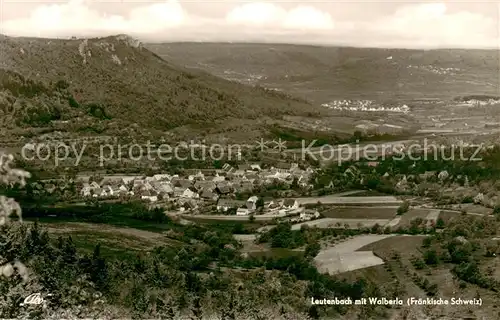 AK / Ansichtskarte Leutenbach_Mittelfranken Fliegeraufnahme Leutenbach Mittelfranken