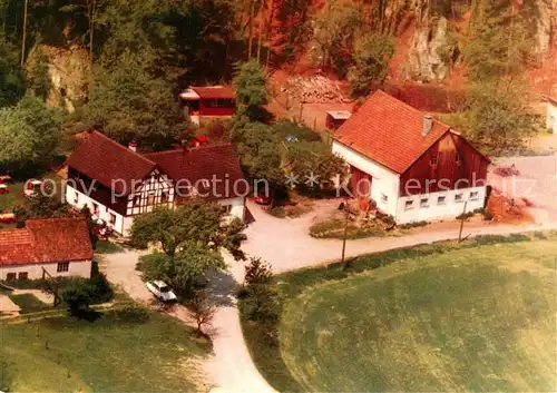 AK / Ansichtskarte Betzenstein Waldgasthof Pension Reuthof Fliegeraufnahme Betzenstein