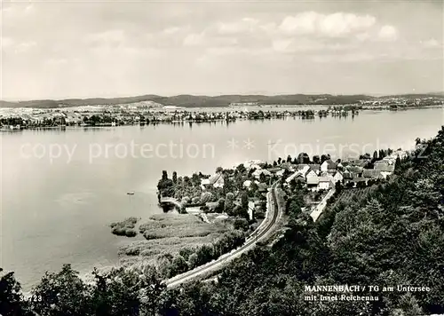 Mannenbach_Untersee Fliegeraufnahme mit Gasthof Hirschen beim Schloss Arenenberg Mannenbach Untersee