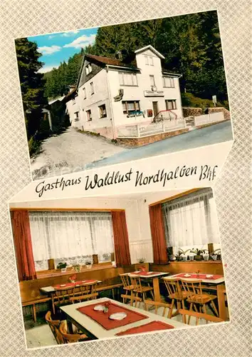 Nordhalben Gasthaus Waldlust Gaststube Nordhalben