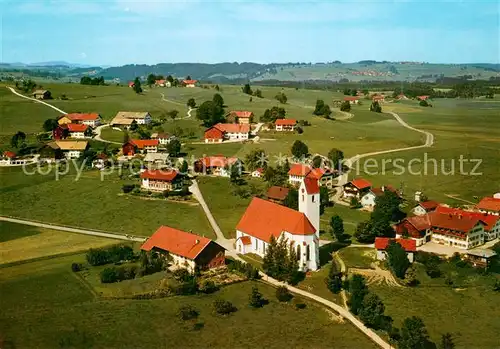 Nesselwang Wallfahrtskirche Maria Rain Fliegeraufnahme Nesselwang