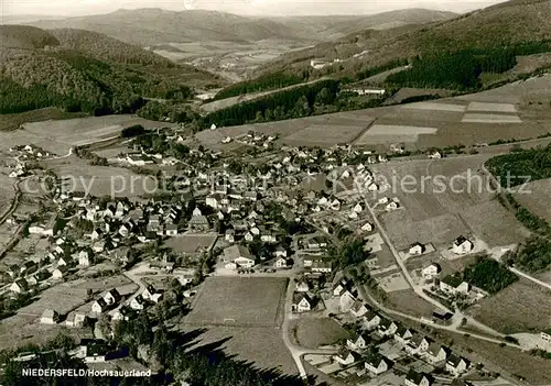 AK / Ansichtskarte Niedersfeld Fliegeraufnahme Niedersfeld