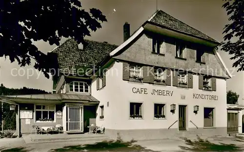 AK / Ansichtskarte Hinterzarten Kaffee Konditorei Restaurant Imbery Hinterzarten