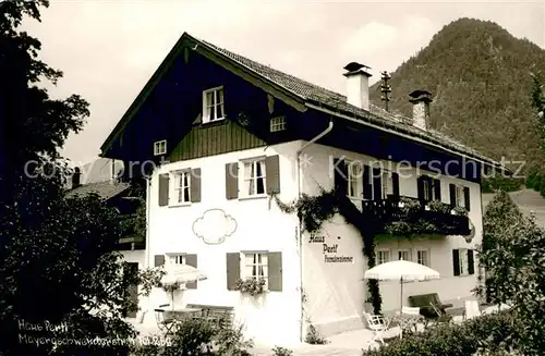 AK / Ansichtskarte Ruhpolding Haus Pertl Ruhpolding