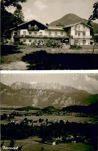 AK / Ansichtskarte Oberaudorf_Inn Pension Zauner am Skilift Panorama 