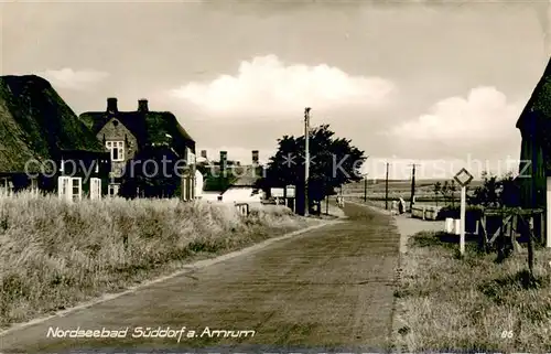 AK / Ansichtskarte Sueddorf_Amrum_Nordseebad Ortsmotiv Sueddorf_Amrum_Nordseebad