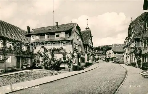 AK / Ansichtskarte Brueckenau_Bad Altstadtmotiv Brueckenau_Bad