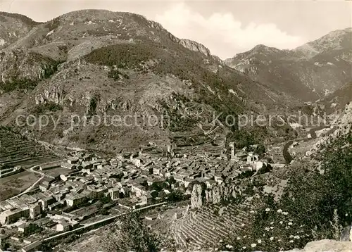 AK / Ansichtskarte La_Brigue_de_Nice Vue generale aerienne 