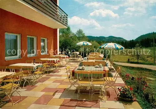 AK / Ansichtskarte Ittling_Simmelsdorf Pension Sonnenhof Terrasse Ittling Simmelsdorf