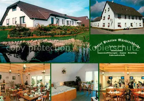 AK / Ansichtskarte Vetschau_Spreewald Hotel Pension Markischheide Vetschau Spreewald