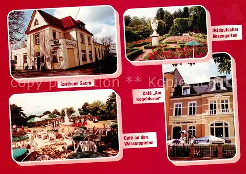 AK / Ansichtskarte Forst_Lausitz Caf? am Kegeldamm Gasthaus Sacro   Forst_Lausitz