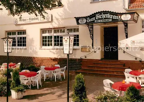 AK / Ansichtskarte Kolzenburg Hotel Gasthaus Zum Eichenkranz Terrasse Kolzenburg