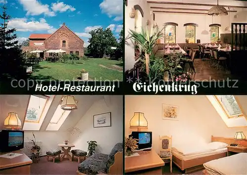 AK / Ansichtskarte Gross_Breese_Wittenberge Hotel Restaurant Eichenkrug Fremdenzimmer Gross_Breese_Wittenberge