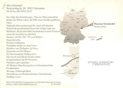 AK / Ansichtskarte Baerenstein_Annaberg Buchholz Gaestehaus Pension Schmiedel Appartements Ferienwohnungen Baerenstein