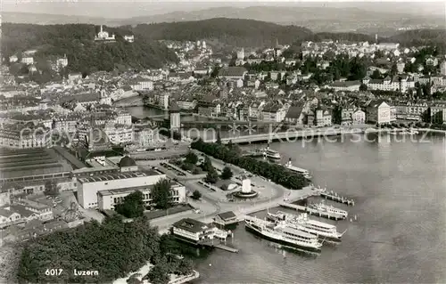 AK / Ansichtskarte Luzern_LU Fliegeraufnahme Luzern_LU