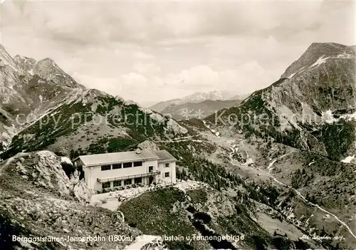 AK / Ansichtskarte Berchtesgaden Berggaststaetten Jennerbahn Schneibstein und Tennengebirge Berchtesgaden