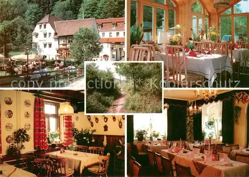 AK / Ansichtskarte Eisenberg_Thueringen Cafe Restaurant Waldhotel Pfarrmuehle Waldpartie Eisenberg Thueringen